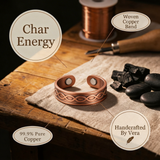 Mei's Char Copper Ring