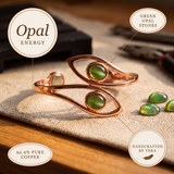 Mei's Opal Copper Bracelet