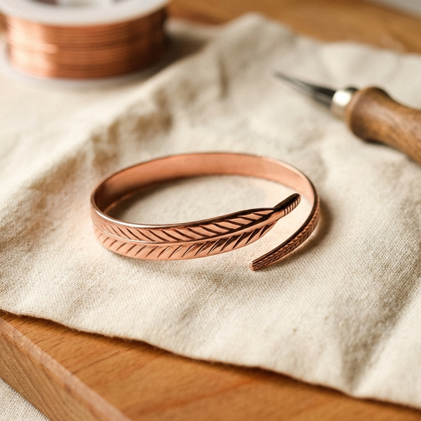 Mei's Root Copper Bracelet