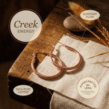 Mei's Creek Copper Earrings