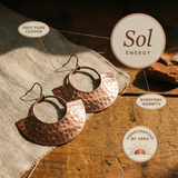 Mei's Sol Copper Earrings
