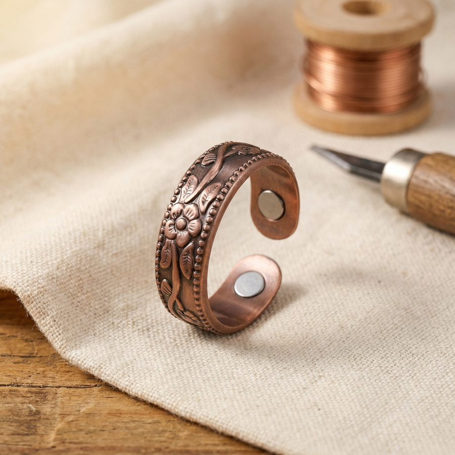 Mei's Petal Copper Ring