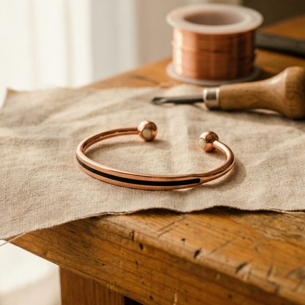 Mei's Vein Copper Bracelet