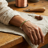 Mei's Jade Copper Bracelet