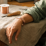 Mei's Ridge Copper Bracelet