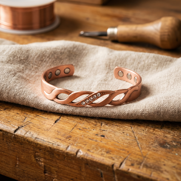 Mei's Seam Copper Bracelet