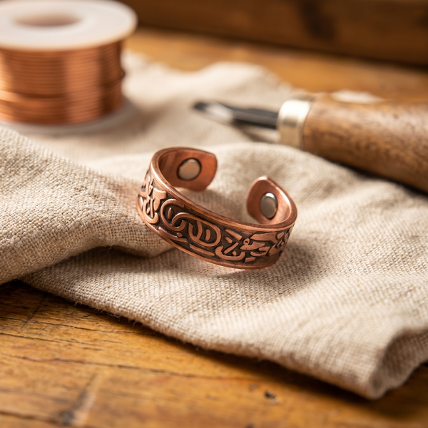 Mei's Burr Copper Ring