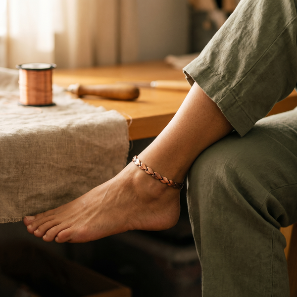 Mei's Marsh Copper Anklet