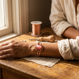 Mei's Sphere Pink Copper Bracelet