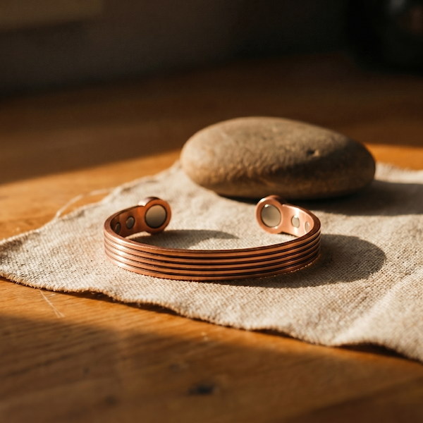 Mei's Ridge Copper Bracelet