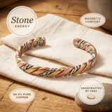 Mei's Stone Copper Bracelet
