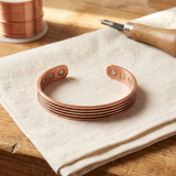 Mei's Sage Copper Bracelet