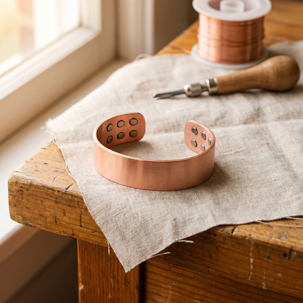 Mei's Anvil Copper Bracelet