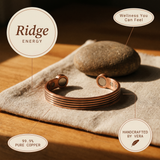 Mei's Ridge Copper Bracelet
