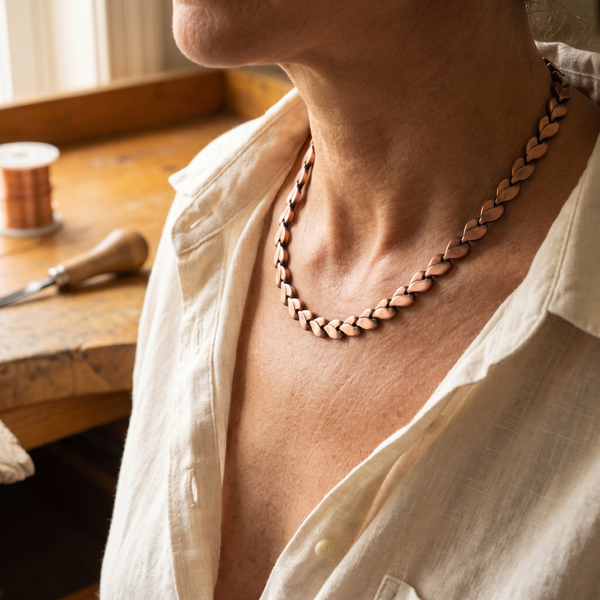 Mei's Briar Copper Necklace