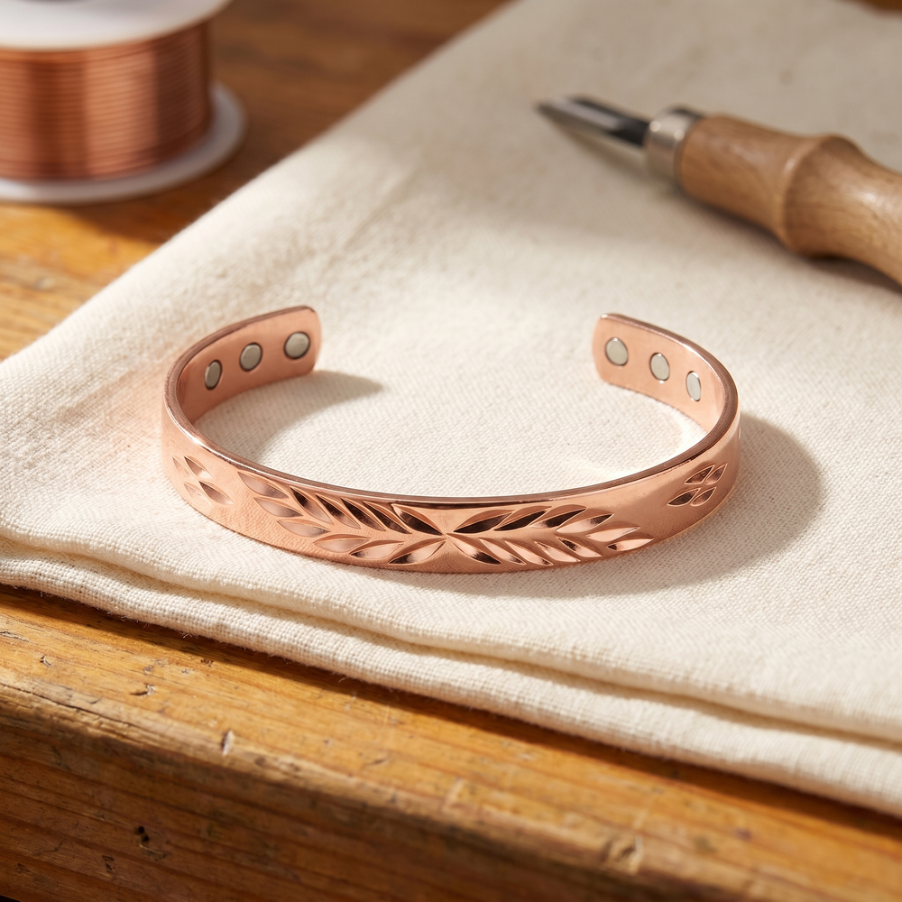 Mei's Lunar Copper Bracelet