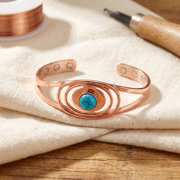 Mei's Sedge Copper Bracelet