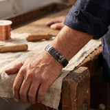 Mei's Ochre Men's  Copper Bracelet